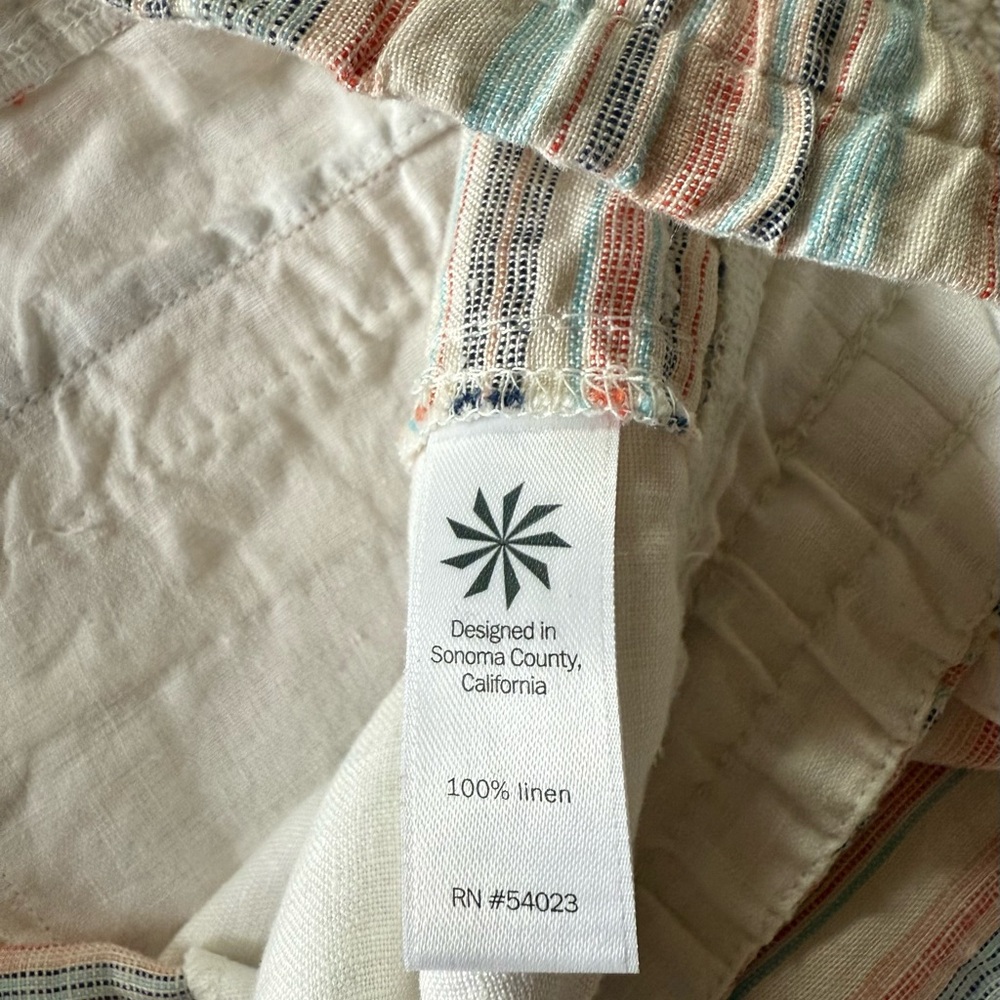 Athleta Linen Drawstring Short - Picture 3 of 4